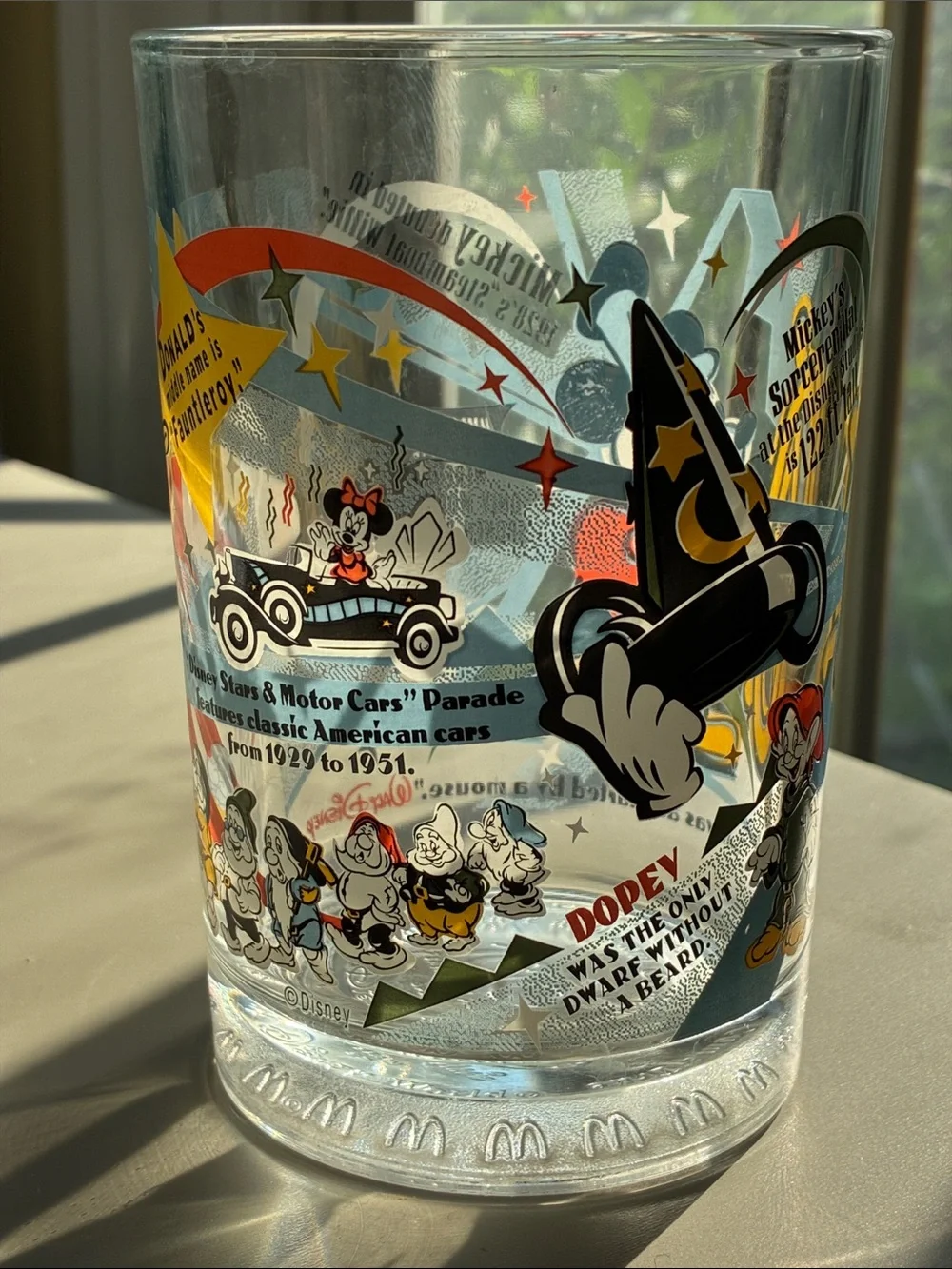 VINTAGE Walt Disney’s 100 years of Magic Glasses from (USA and Spain)